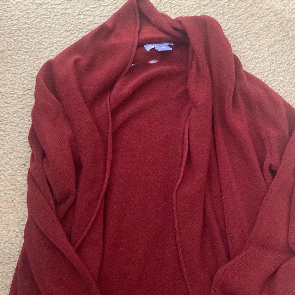 Red Cardigan - Picture 2 of 4